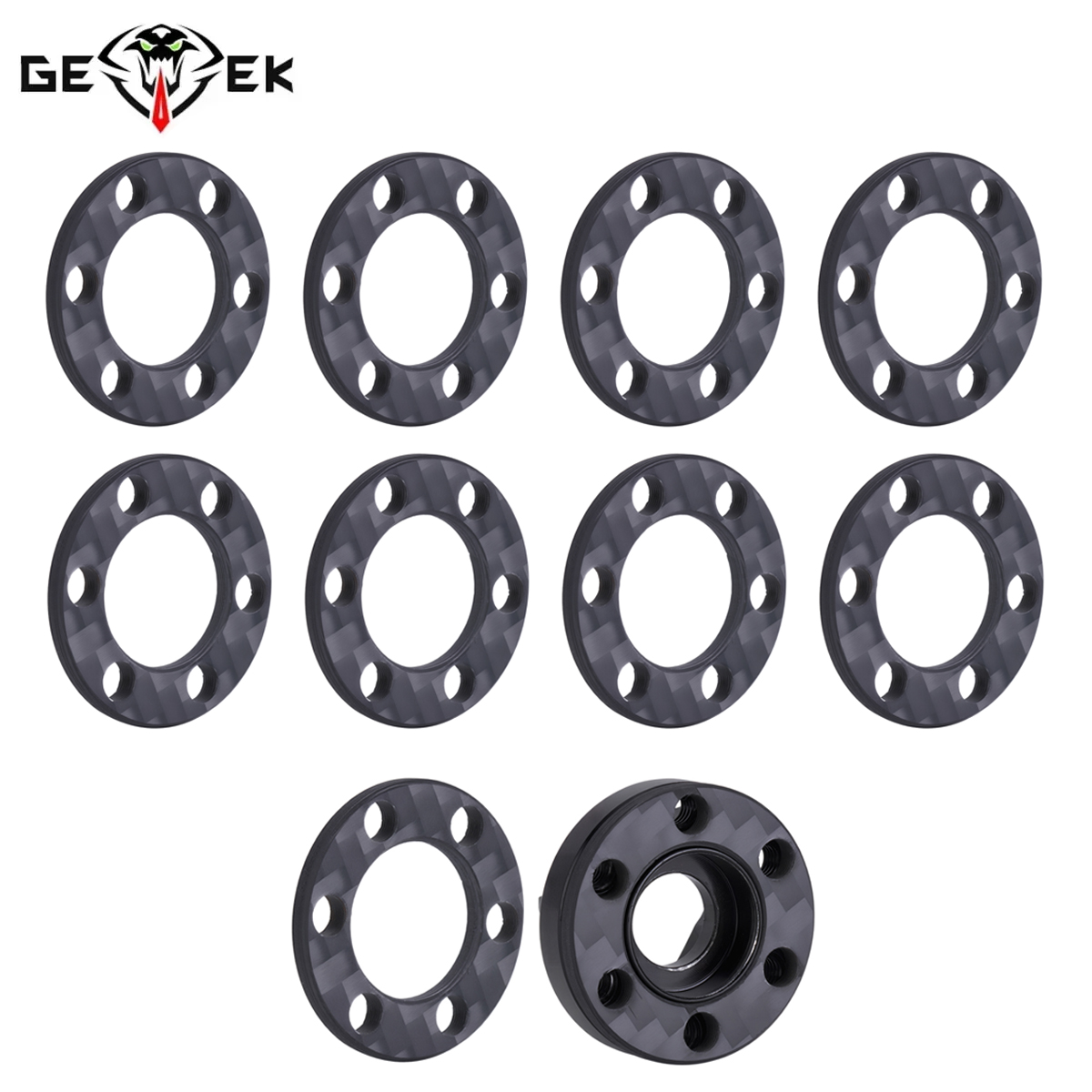 Ball Screw - 4/8Pcs Carbon Fiber Wheel Hex Hub