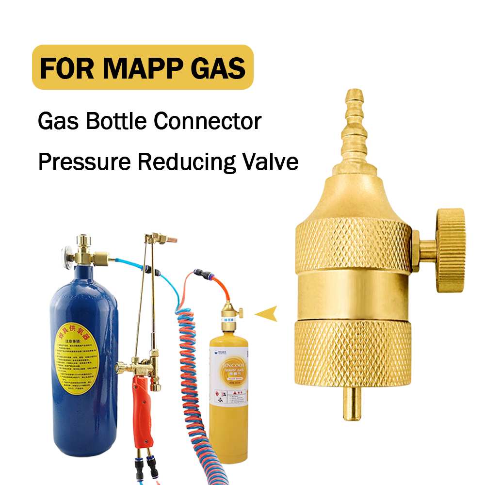Coupling 8Mm - Brass MAPP Gas Regulator with Barbed