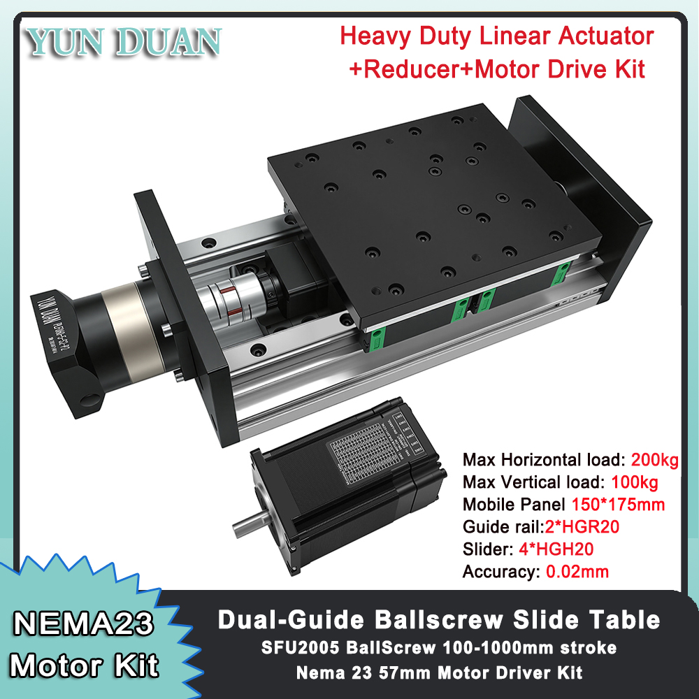Ball Screw - 200KG Heavy Load Ballscrew Sliding Table