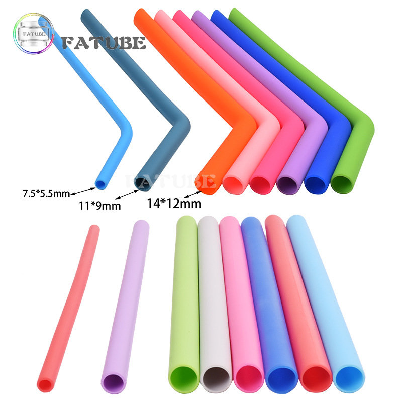 10PCS Fatube Silicone Straw Cu - Coupling 8Mm ulasan dan harga