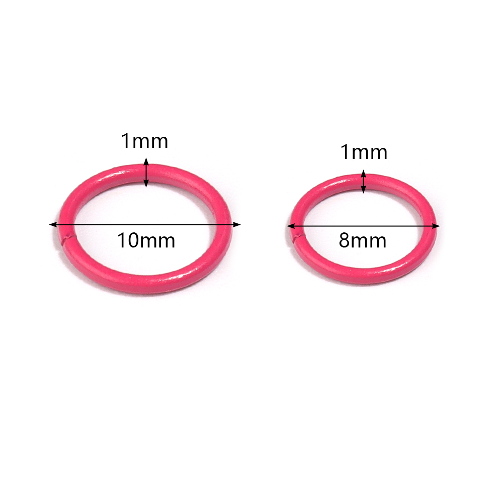50pcs 8/10mm Iron Split Ring O - Coupling 8Mm ulasan dan harga