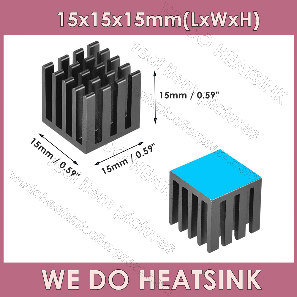 Aluminum Heatsink 15x15x15mm / - Aluminium Extrusion ulasan dan harga