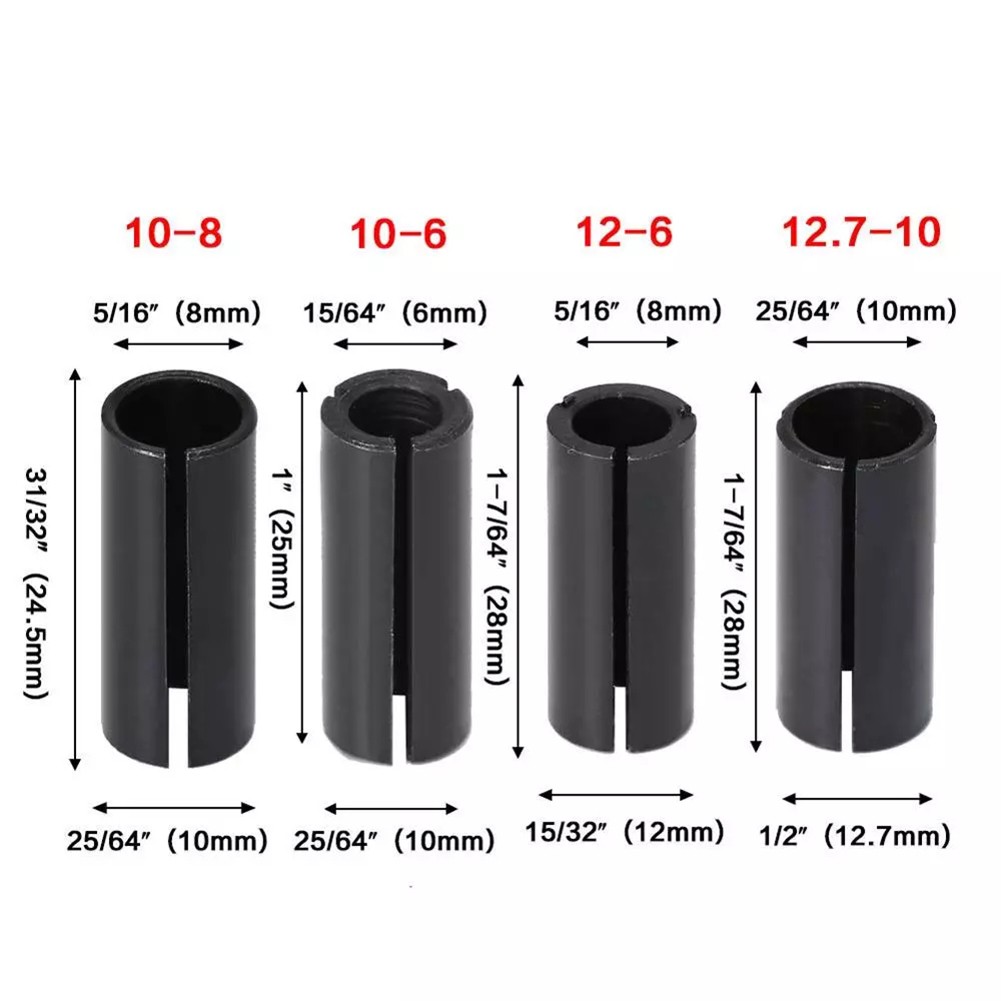 Router Bit Adapter Collet 6 6. - End Mill ulasan dan harga