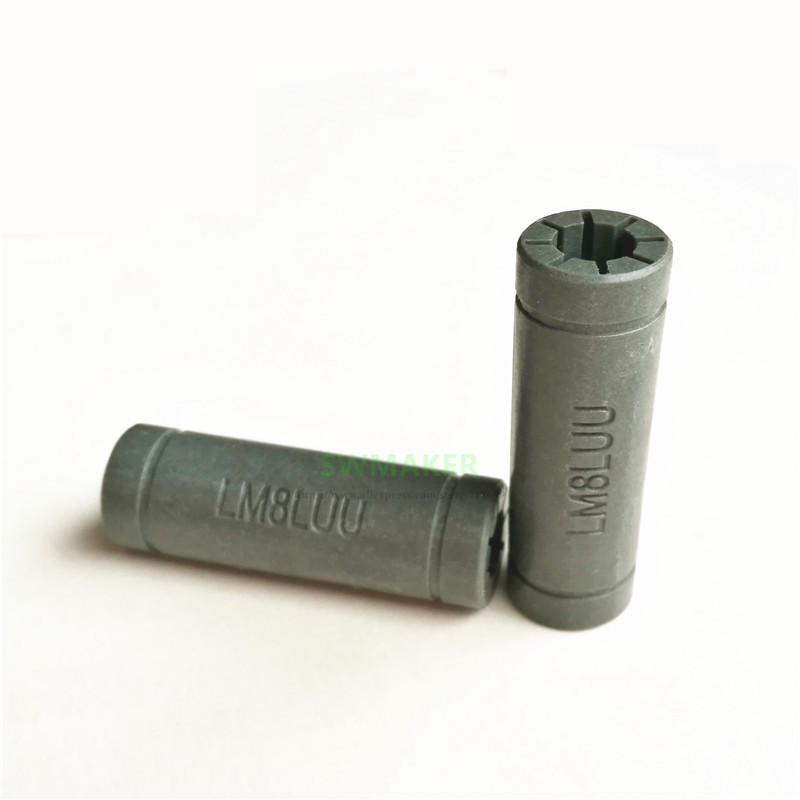 1Pc Solid Polymer LM8LUU Linea - Lm8Uu Bearing ulasan dan harga