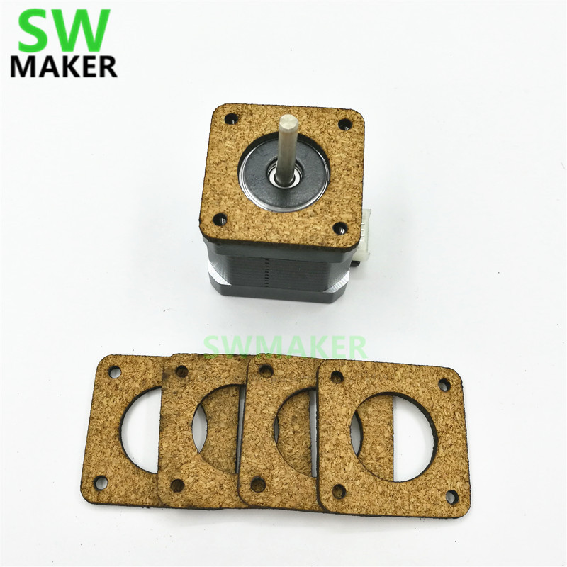 2pcs 3mm Anti Vibration Cork d - Stepper Motor Nema17 ulasan dan harga