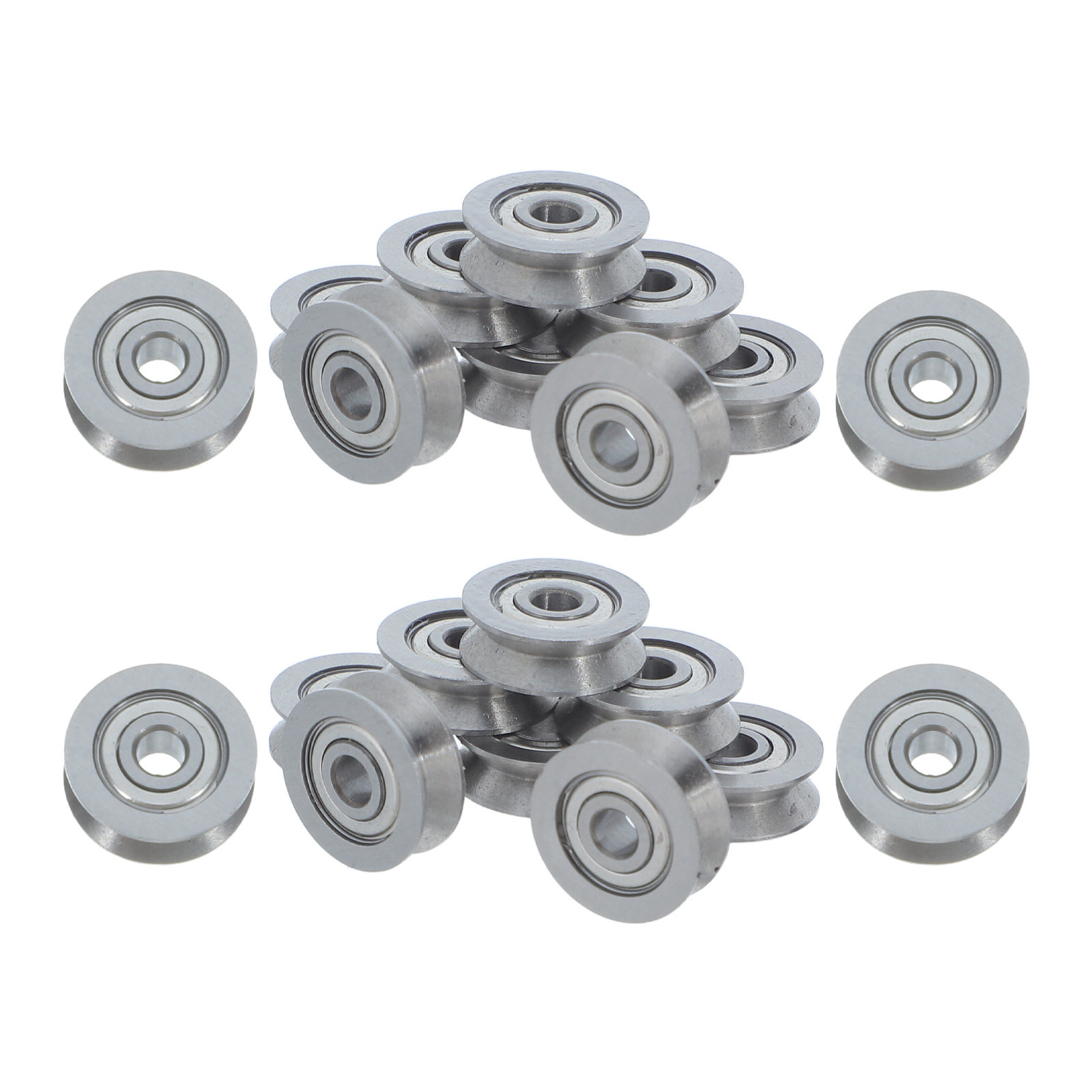 20Pcs V-Groove Bearing Pulley  - Linear Rail ulasan dan harga