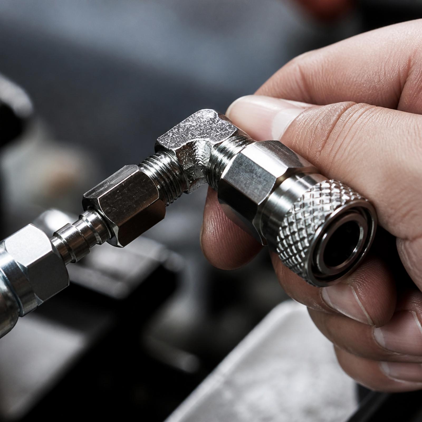 Angled Stainless Steel Quick R - Coupling 8Mm ulasan dan harga