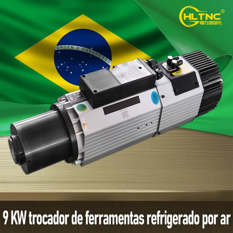 AP01 9KW ISO30 Air Cooled ATC  - Spindle Motor ulasan dan harga