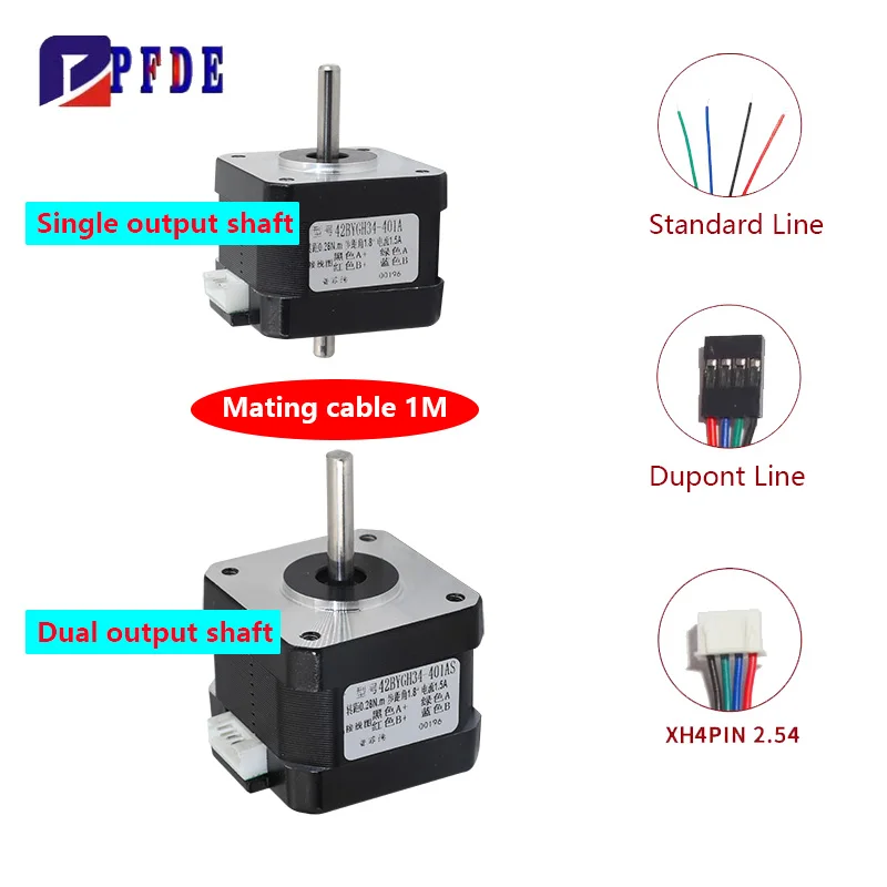 Nema17 Stepper Motor 42BYGH 3D - Stepper Motor Nema17 ulasan dan harga