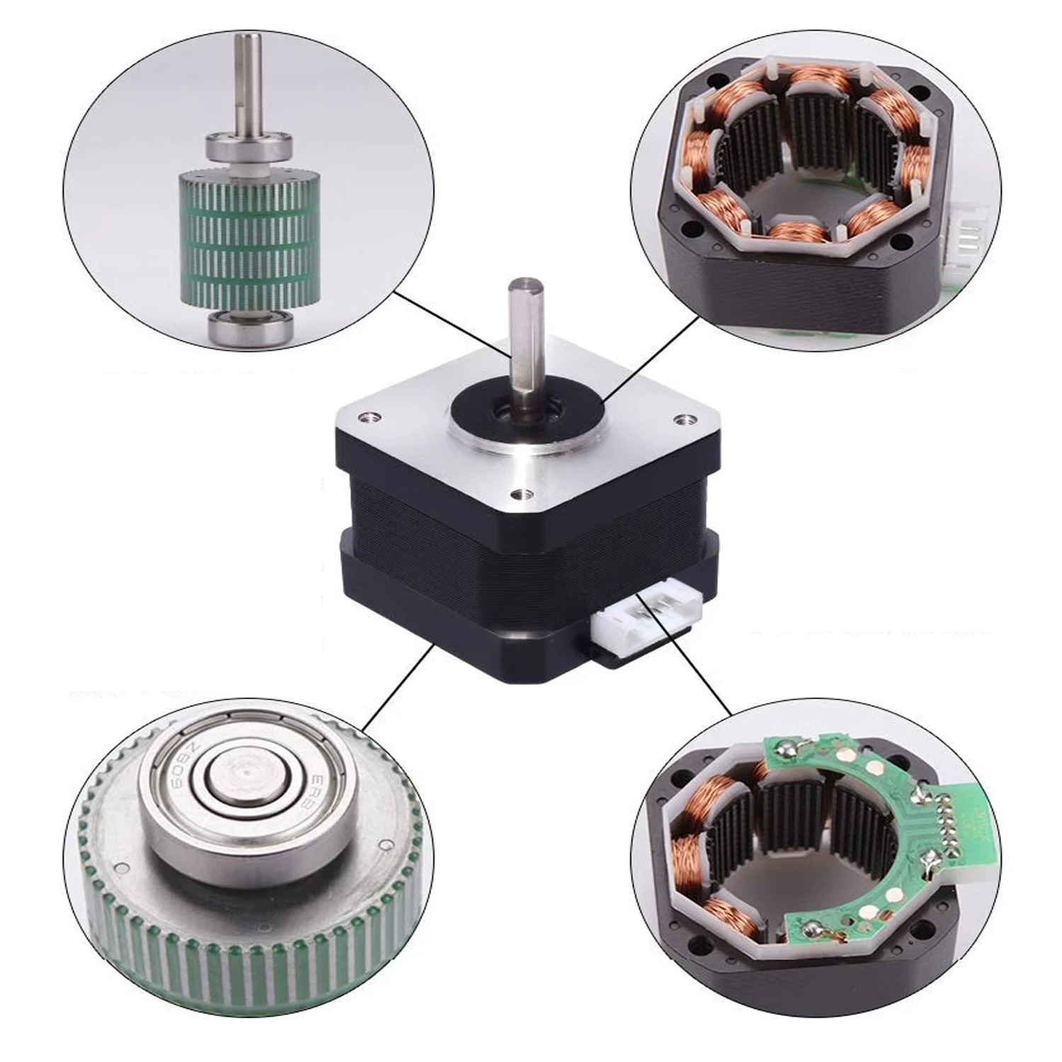 Nema17 Stepper Motor 42BYGH 3D - Stepper Motor Nema17 ulasan dan harga