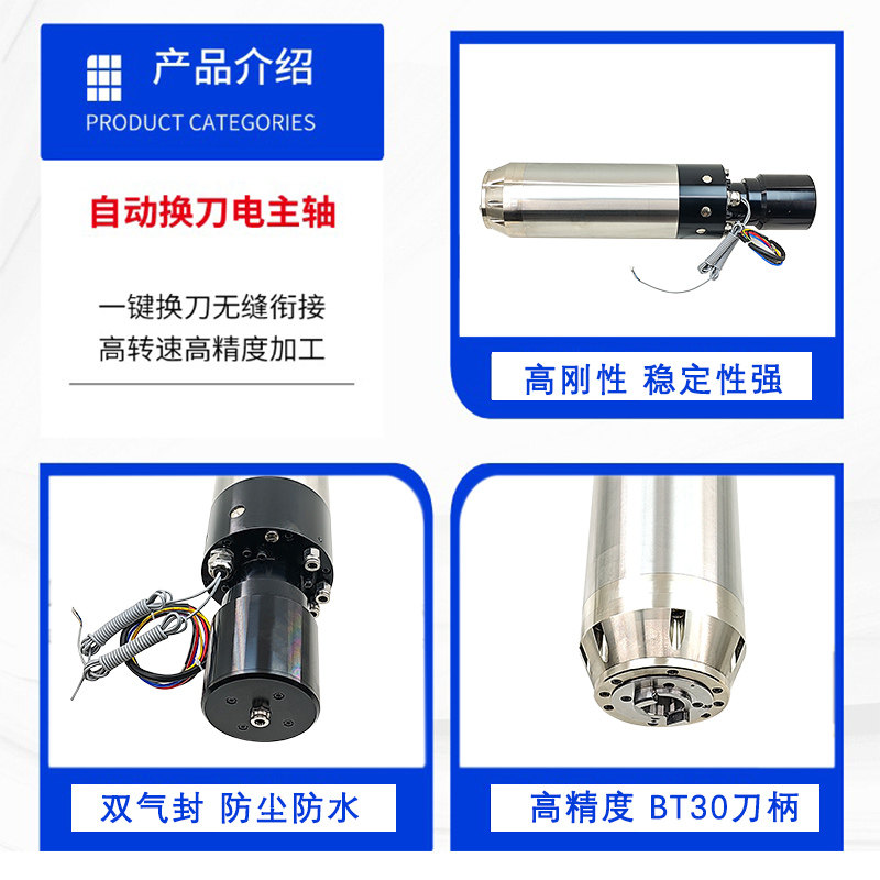5.5KW 7.5KW Automatic Tool Cha - Spindle Motor ulasan dan harga