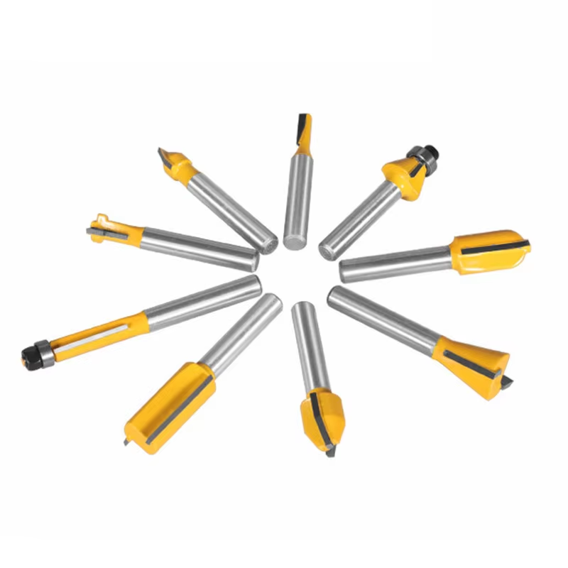 6.35MM Shank 100PCS Yellow DIY - End Mill Set ulasan dan harga