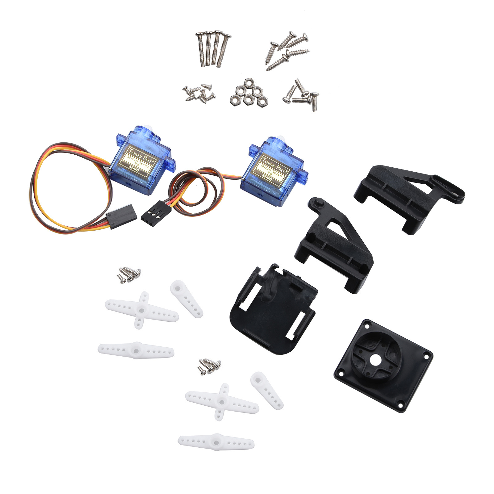 FPV Nylon Dual-Axis Servo Gimb - Servo 9G ulasan dan harga