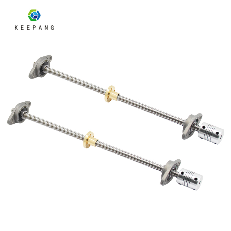 1 Set 8mm T8 Lead Screw 100 15 - Lead Screw 8Mm ulasan dan harga