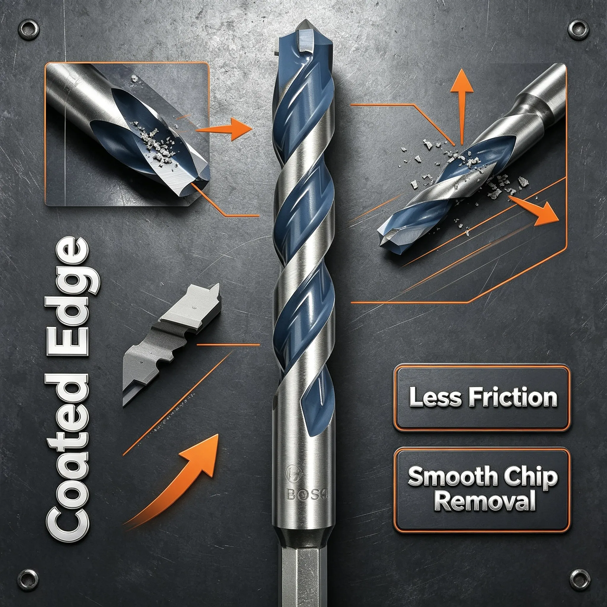 BOSCH EXPERT HEX-9 Multi Const - Drill Bit Set ulasan dan harga